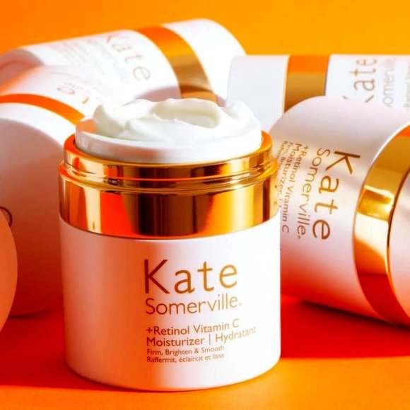 Kate Somerville Retinol Vitamin C Moisturizer – Overnight Face Cream Brightens, - Picture 1 of 8